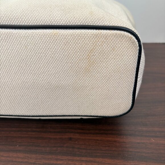 Michael Kors Graffiti Canvas Black Red and Cream Medium Tote - Picture 8 of 15